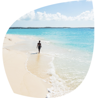 Walking at Pigeon Cay Beach MHCNP-V2